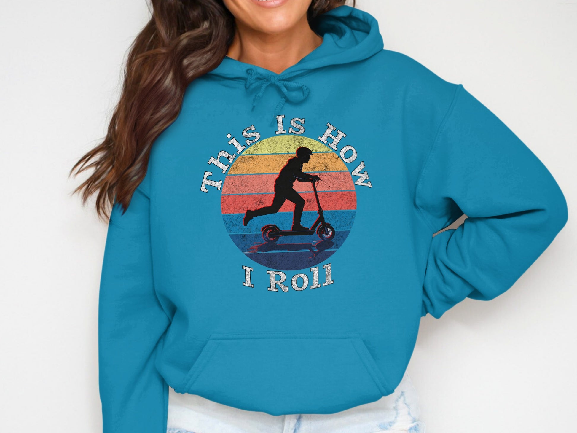 This Is How I Roll Print Design Hoodie