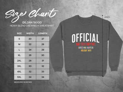 Official Dad Tech Support Shirt | Christmas Lights & Holiday Wi-fi Unisex Graphic Tee and Sweatshirt