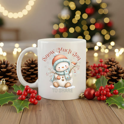 Snow Much Joy To Share Festive Holiday Mug