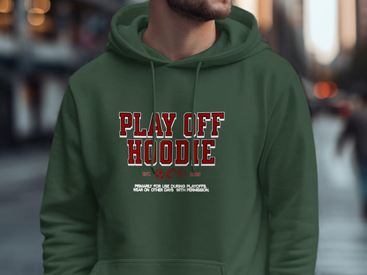 Playoff Hoodie: 2025 Game Day Sports Fan Sweatshirt for Football, Basketball & Soccer