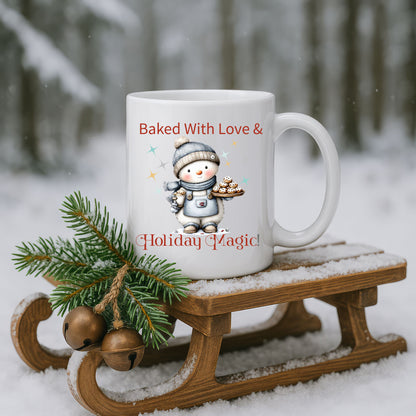 Baked With Love and Holiday Magic Festive Mug