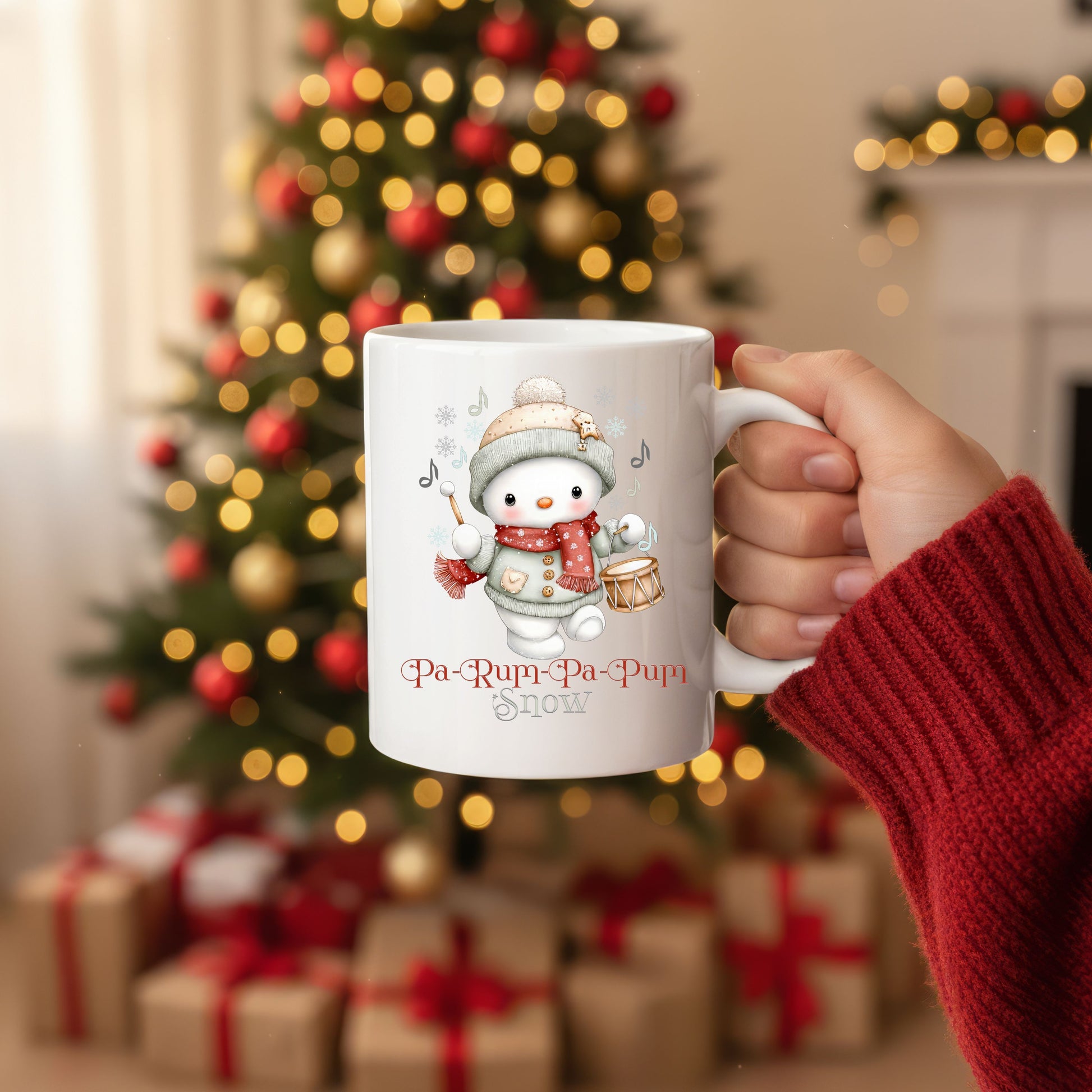 Cute Snowman Holiday Mug for Festive Celebrations
