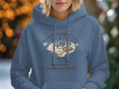 Cozy Winter Essentials Hoodie Snuggle Best Friend