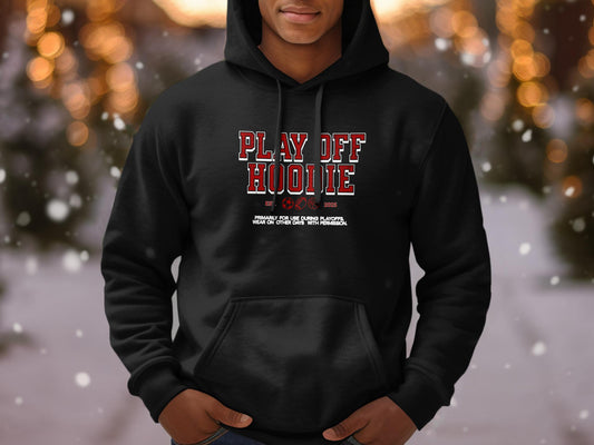 Playoff Hoodie: 2025 Game Day Sports Fan Sweatshirt for Football, Basketball & Soccer