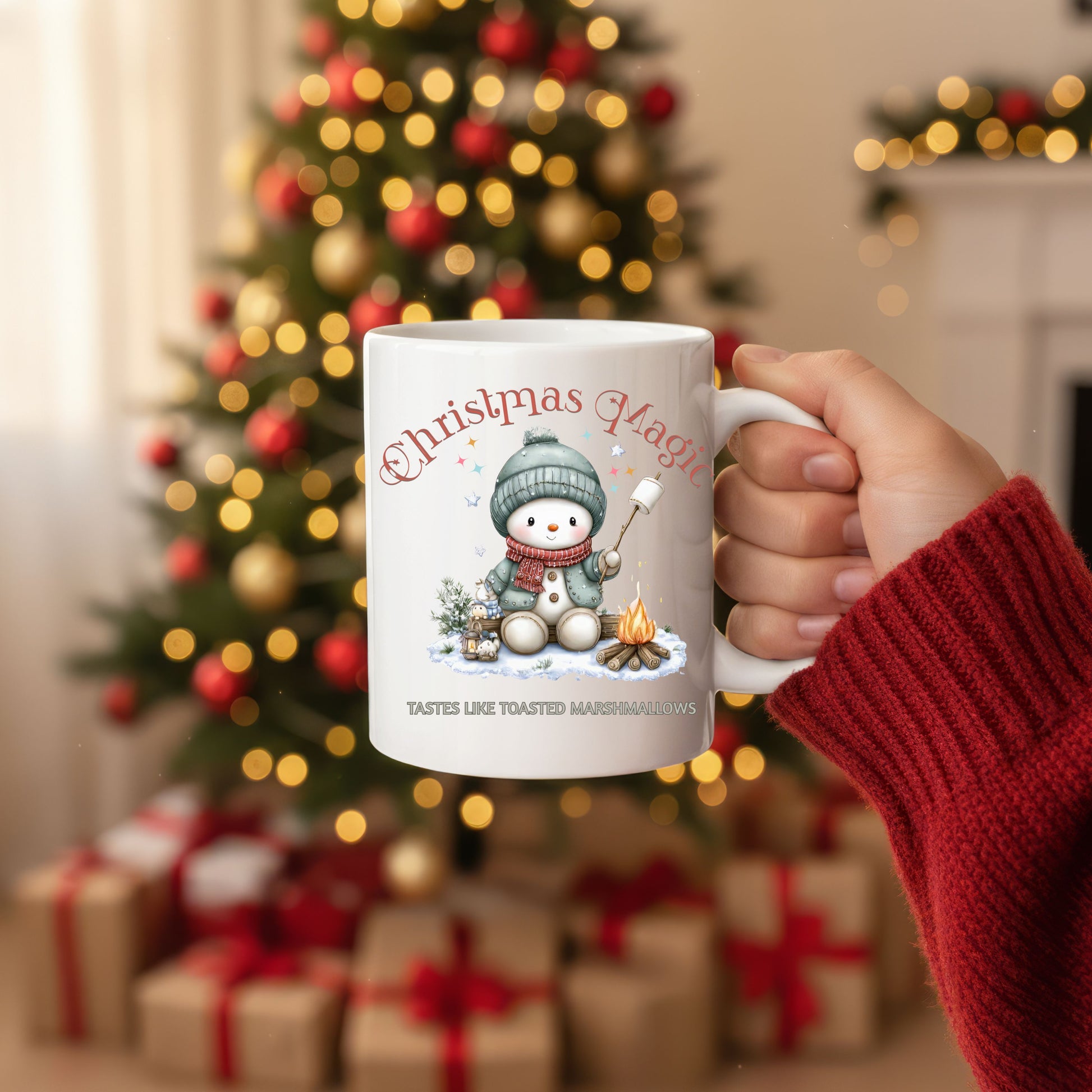 Christmas Magic Snowman Mug Tastes Like Toasted Marshmallows
