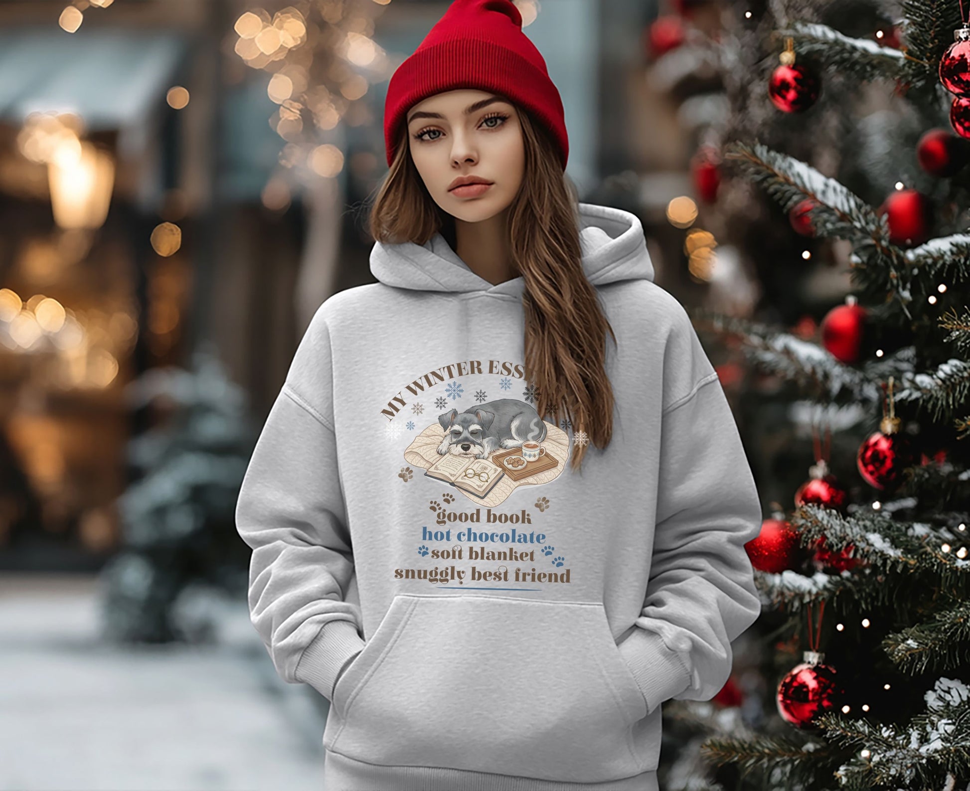 My Winter Essentials Cozy Hoodie for Snuggle Weather