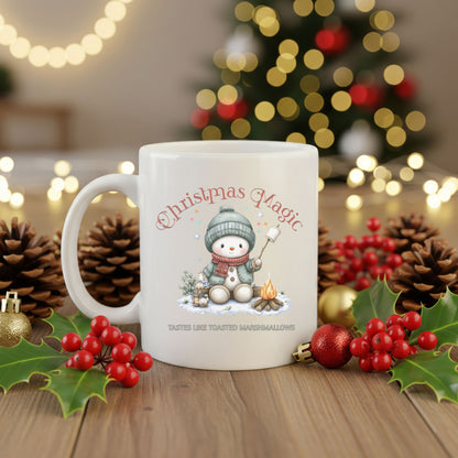 Christmas Magic Tastes Like Toasted Marshmallows Mug